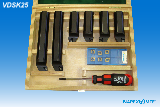 VDSK25 set of boring tools + wooden box