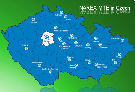 NAREX MTE - obchodní zastoupení v ČR
